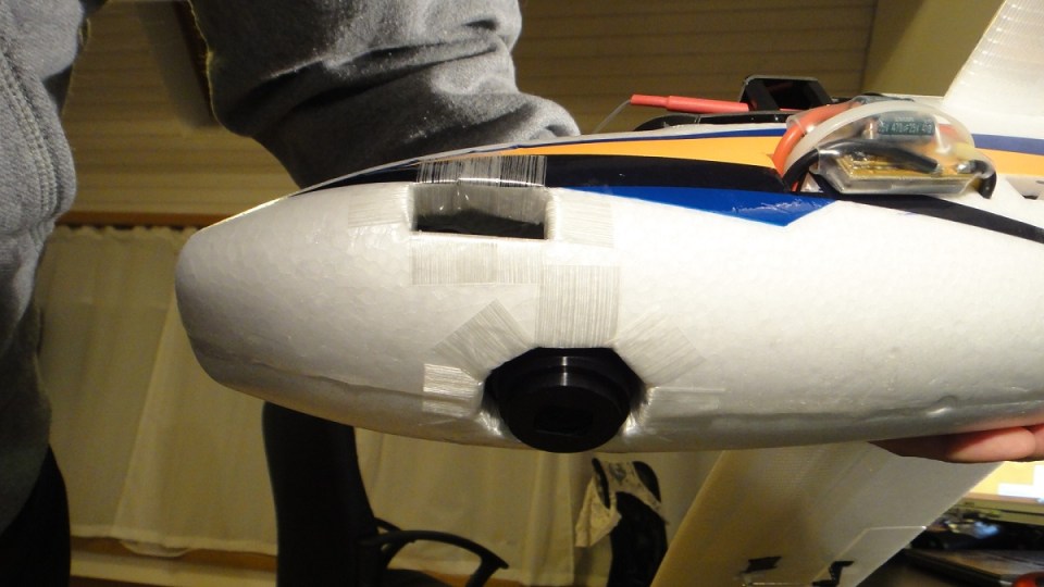 Bixler camera lens hole