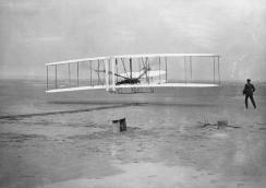 The_Wright_Brothers;_first_powered_flight_HU98267